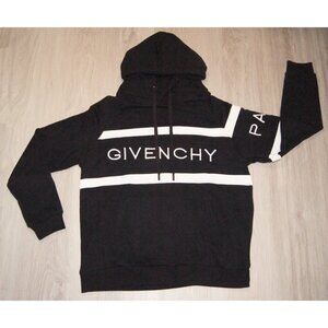 Givenchy Black Hoodie  Embroidered Logo